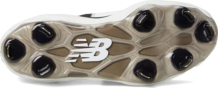 New Balance Fresh Foam X 3000v7 Synthetic Baseball Cleats Men's Shoes Black/White : 7 D - Medium - Image 3