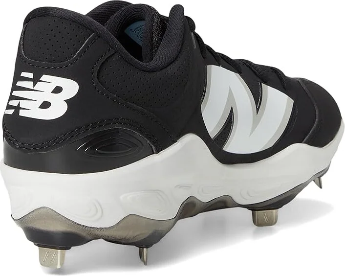 New Balance Fresh Foam X 3000v7 Synthetic Baseball Cleats Men's Shoes Black/White : 7 D - Medium - Image 4