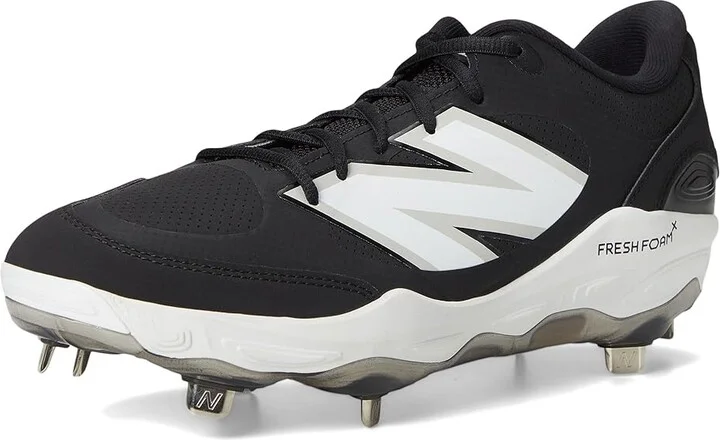 New Balance Fresh Foam X 3000v7 Synthetic Baseball Cleats Men's Shoes Black/White : 7 D - Medium - Image 5