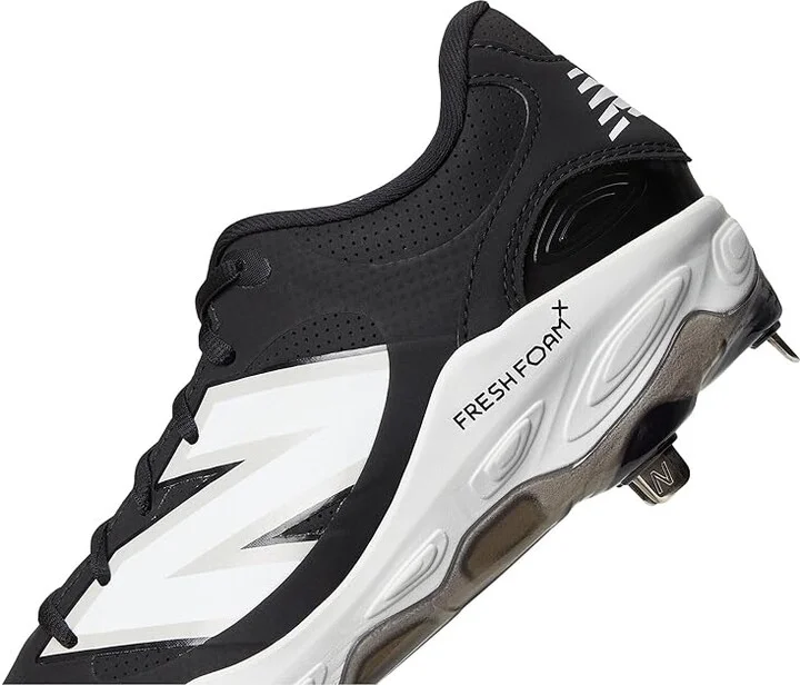 New Balance Fresh Foam X 3000v7 Synthetic Baseball Cleats Men's Shoes Black/White : 7 D - Medium - Image 7