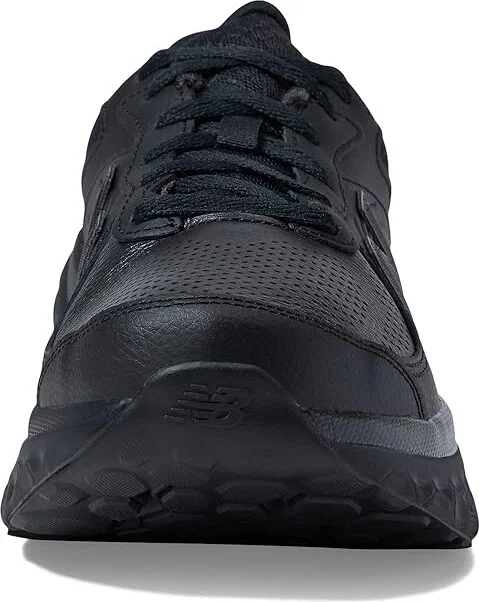 New Balance Fresh Foam X 840v1 Leather Men's Walking Shoes Black/Black : 7 4E - Extra Wide - Image 5