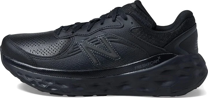 New Balance Fresh Foam X 840v1 Leather Men's Walking Shoes Black/Black : 7 4E - Extra Wide - Image 6