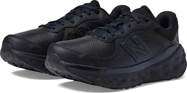 New Balance Fresh Foam X 840v1 Leather Men's Walking Shoes Black/Black : 7 4E - Extra Wide
