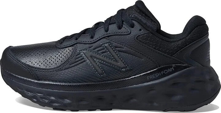 New Balance Fresh Foam X 840v1 Leather Women's Walking Shoes Black/Black : 5.5 B - Medium - Image 6