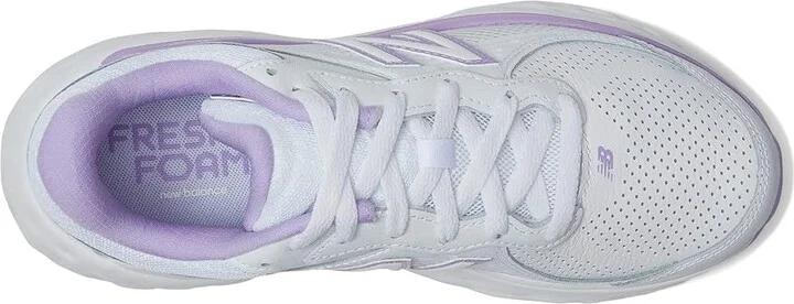 New Balance Fresh Foam X 840v1 Leather Women's Walking Shoes White/Lilac Glo : 5 B - Medium - Image 2