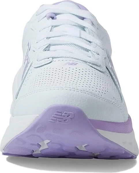 New Balance Fresh Foam X 840v1 Leather Women's Walking Shoes White/Lilac Glo : 5 B - Medium - Image 5