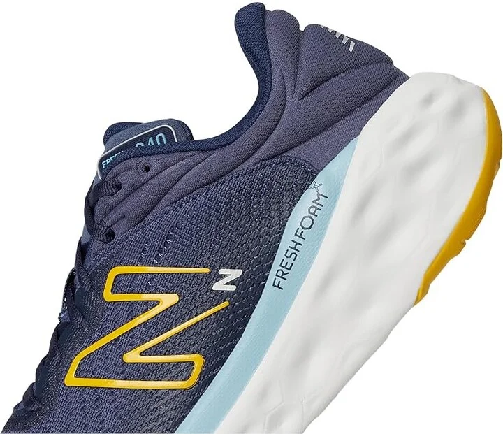 New Balance Fresh Foam X 840v1 Men's Shoes Vintage Indigo/Ginger Lemon : 11 D - Medium, Synthetic - Image 7