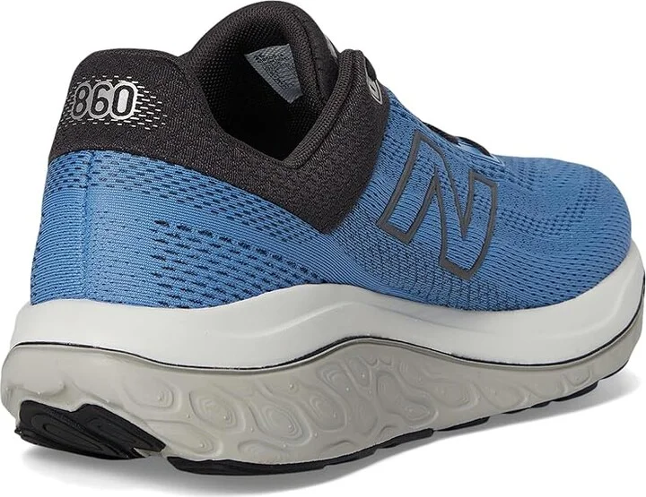 New Balance Fresh Foam X 860 v14 Men's Running Shoes Blue Laguna/Black Cement/Grey Matter : 10.5 EE - Wide - Image 4