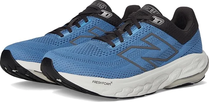 New Balance Fresh Foam X 860 v14 Men's Running Shoes Blue Laguna/Black Cement/Grey Matter : 10.5 EE - Wide