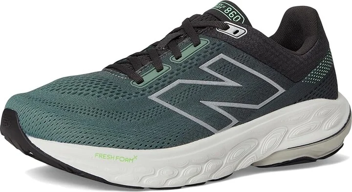 New Balance Fresh Foam X 860 v14 Men's Running Shoes Dark Juniper/Black Cement/Grey Matter : 14 D - Medium - Image 5