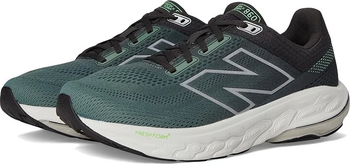 New Balance Fresh Foam X 860 v14 Men's Running Shoes Dark Juniper/Black Cement/Grey Matter : 14 D - Medium