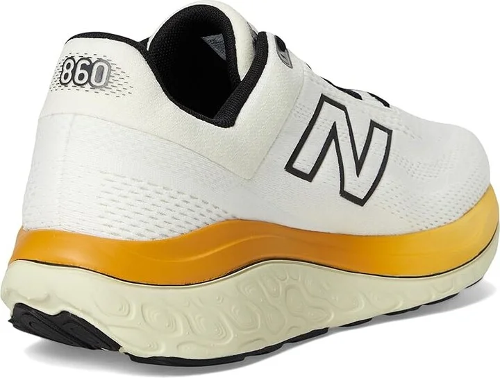 New Balance Fresh Foam X 860 v14 Men's Running Shoes Sea Salt/Angora/Dried Apricot : 7 EE - Wide - Image 4
