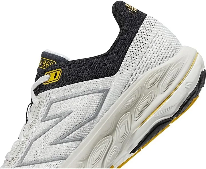 New Balance Fresh Foam X 860v14 Men's Shoes Grey Matter/Black : 7 D - Medium, Textile - Image 4