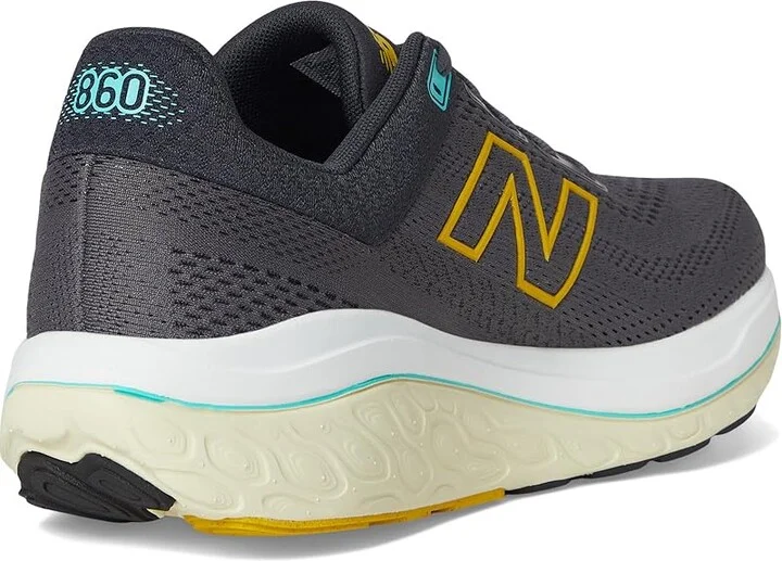 New Balance Fresh Foam X 860v14 Men's Shoes Magnet/Ginger Lemon : 8 B - Narrow, Textile - Image 4