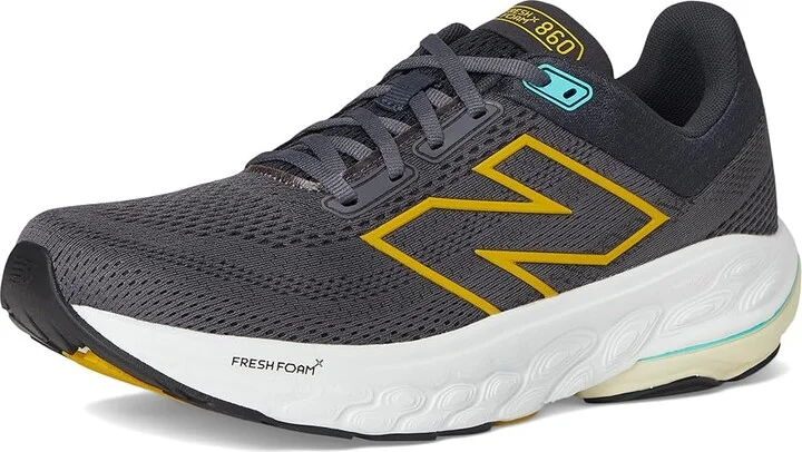 New Balance Fresh Foam X 860v14 Men's Shoes Magnet/Ginger Lemon : 8 B - Narrow, Textile - Image 5