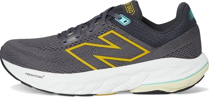 New Balance Fresh Foam X 860v14 Men's Shoes Magnet/Ginger Lemon : 8 B - Narrow, Textile - Image 6