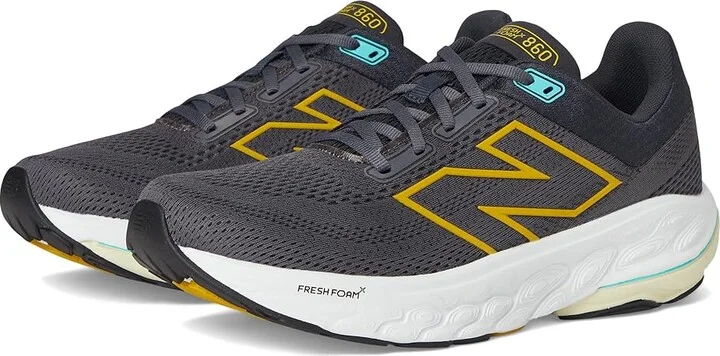 New Balance Fresh Foam X 860v14 Men's Shoes Magnet/Ginger Lemon : 8 B - Narrow, Textile
