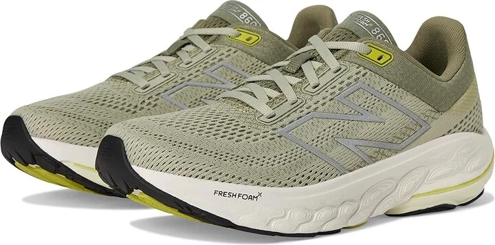 New Balance Fresh Foam X 860v14 Men's Shoes Olivine/Silver Metallic : 10 B - Narrow, Textile