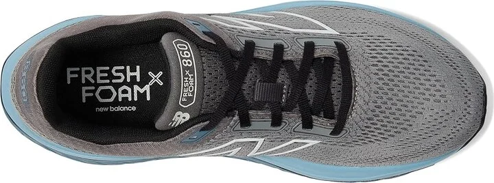 New Balance Fresh Foam X 860v14 Men's Shoes Slate Grey/Chrome Blue : 16 B - Narrow, Textile - Image 2