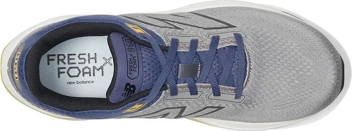New Balance Fresh Foam X 860v14 Men's Shoes Slate Grey/Dream State/Ginger Lemon : 7 EE - Wide, Textile - Image 2