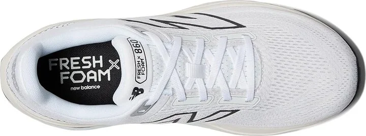 New Balance Fresh Foam X 860v14 Men's Shoes White/Black : 8 B - Narrow, Textile - Image 2