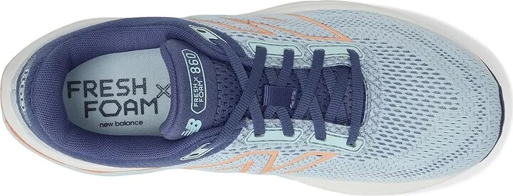 New Balance Fresh Foam X 860v14 Women's Shoes Frosted Glass/Dream State/Peach Nectar : 8.5 D - Wide, Textile - Image 2