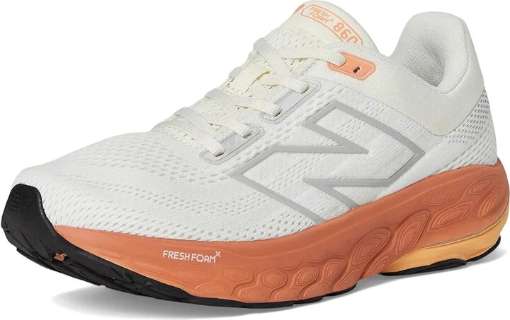 New Balance Fresh Foam X 860v14 Women's Shoes Nb 103 White/Angora/Peach Nectar : 10.5 D - Wide, Textile - Image 5
