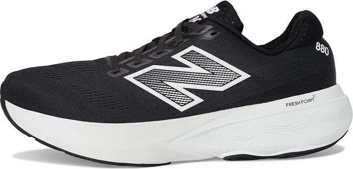 New Balance Fresh Foam X 880 v15 Men's Running Shoes Black/White/Reflection : 11.5 EE - Wide - Image 6