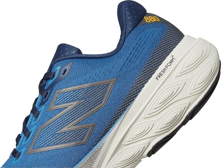 New Balance Fresh Foam X 880 v15 Men's Running Shoes Sea Stone/Nb Navy/Marmalade : 11 EE - Wide - Image 7
