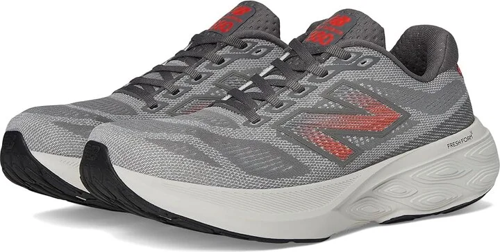New Balance Fresh Foam X 880 v15 Men's Running Shoes Slate Grey/Reflection/Urgent Red : 10 D - Medium, Rubber