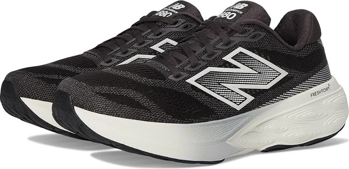 New Balance Fresh Foam X 880 v15 Women's Running Shoes Black Cement/Sea Salt/Silver Metallic : 10 B - Medium, Synthetic