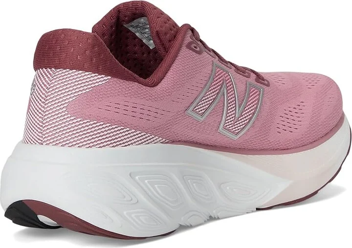 New Balance Fresh Foam X 880 v15 Women's Running Shoes Washed Burgundy/Pink Taffy/Silver Metallic : 6 B - Medium, Synthetic - Image 4