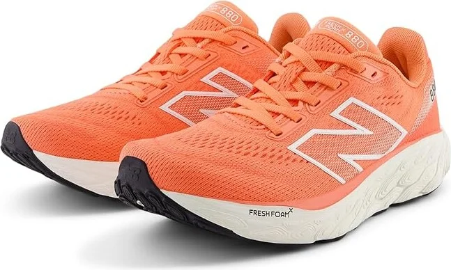 New Balance Fresh Foam X 880v14 Women's Shoes Gulf Red/Sea Salt : 5 D - Wide, Synthetic