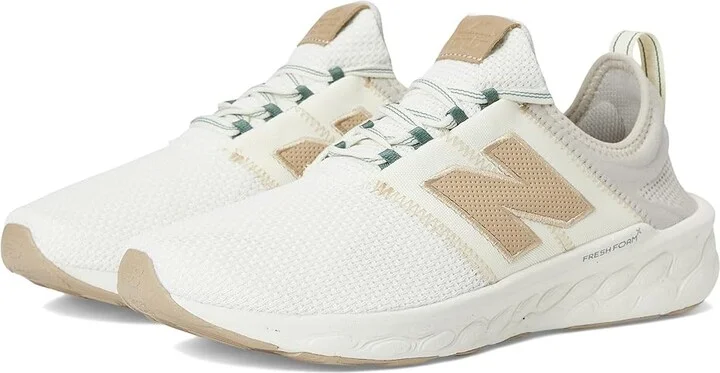New Balance Fresh Foam X Cruz Artisan v3 Men's Shoes Angora/Incense/Dark Juniper : 7.5 D - Medium, Mesh