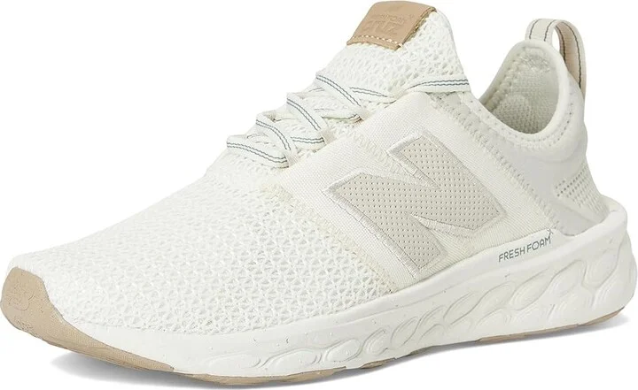 New Balance Fresh Foam X Cruz Artisan v3 Women's Shoes Angora/Timberwolf/Dark Juniper : 7 B - Medium, Textile - Image 5