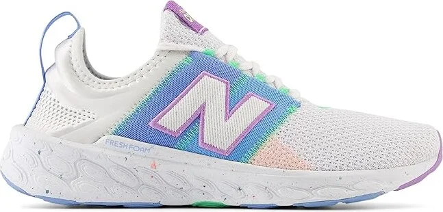 New Balance Fresh Foam X Cruz Artisan v3 Women's Shoes White/Coastal Blue : 6 B - Medium, Textile - Image 5