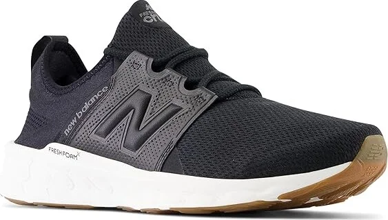 New Balance Fresh Foam X Cruz v3 Men's Shoes Black/Blacktop : 7 D - Medium, Textile