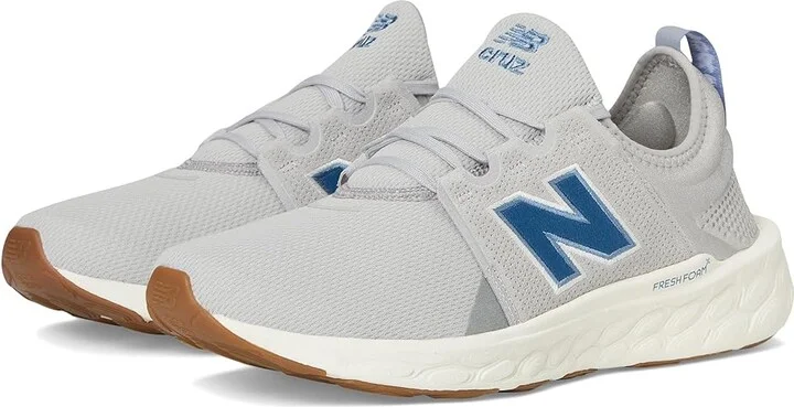 New Balance Fresh Foam X Cruz v3 Men's Shoes Raincloud/Shoreline Blue/Sea Salt : 14 D - Medium, Textile