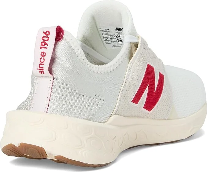 New Balance Fresh Foam X Cruz v3 Men's Shoes Sea Salt/Team Red/Permafrost : 11.5 D - Medium, Textile - Image 4