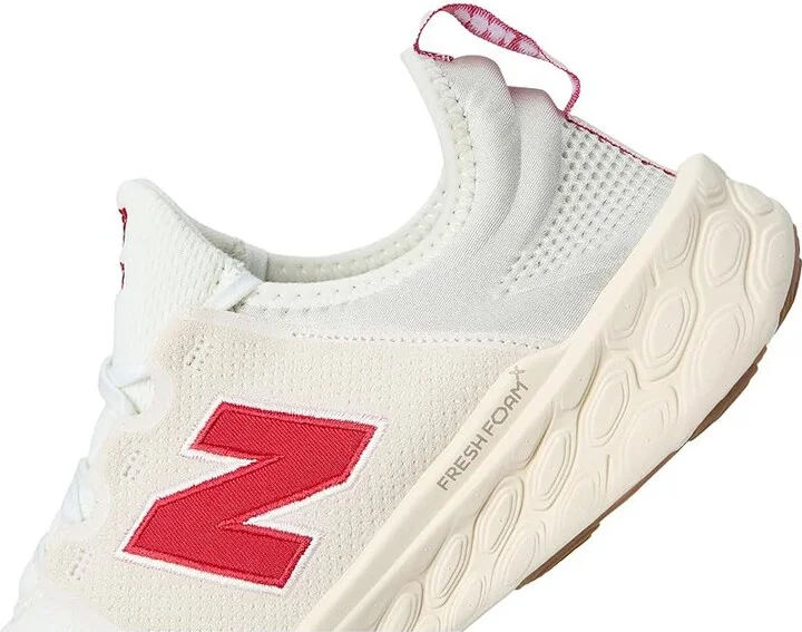New Balance Fresh Foam X Cruz v3 Men's Shoes Sea Salt/Team Red/Permafrost : 11.5 D - Medium, Textile - Image 7