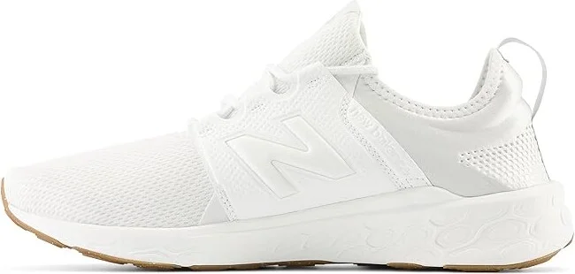 New Balance Fresh Foam X Cruz v3 Men's Shoes White/White : 7 D - Medium, Textile - Image 4