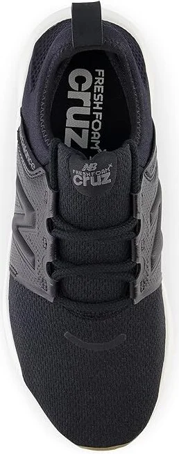 New Balance Fresh Foam X Cruz v3 Women's Shoes Black/Blacktop : 5 B - Medium, Textile - Image 2