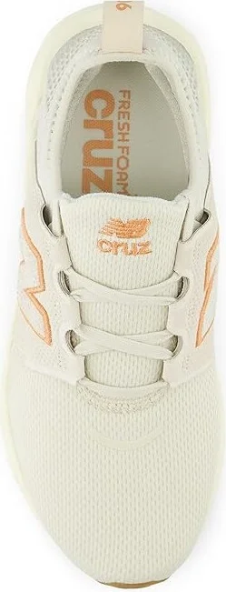 New Balance Fresh Foam X Cruz v3 Women's Shoes Linen/Sea Salt : 8 D - Wide, Textile - Image 2