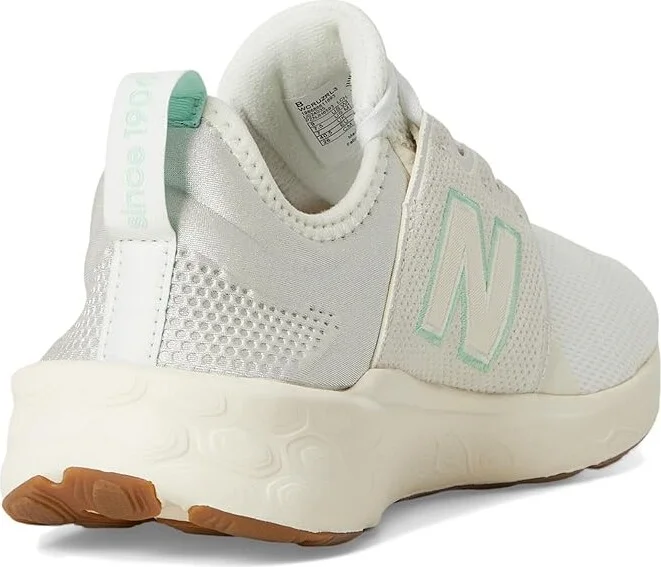 New Balance Fresh Foam X Cruz v3 Women's Shoes Sea Salt/Lab Green/Permafrost : 8 B - Medium, Textile - Image 4