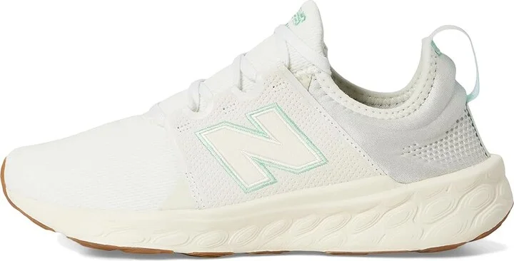 New Balance Fresh Foam X Cruz v3 Women's Shoes Sea Salt/Lab Green/Permafrost : 8 B - Medium, Textile - Image 6