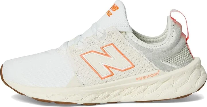 New Balance Fresh Foam X Cruz v3 Women's Shoes Sea Salt/Urgent Red/Permafrost : 8.5 B - Medium, Textile - Image 6