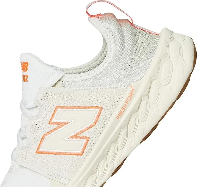 New Balance Fresh Foam X Cruz v3 Women's Shoes Sea Salt/Urgent Red/Permafrost : 8.5 B - Medium, Textile - Image 7
