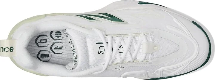 New Balance Fresh Foam X CT-Rally V1 Tennis Shoes Women's Shoes White/Marsh Green : 5 B - Medium, Rubber - Image 2