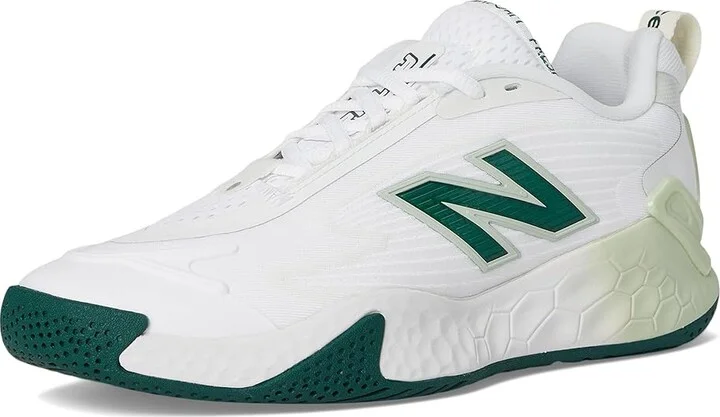 New Balance Fresh Foam X CT-Rally V1 Tennis Shoes Women's Shoes White/Marsh Green : 5 B - Medium, Rubber - Image 5