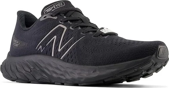 New Balance Fresh Foam X EVOZ v3 Men's Shoes Black/Black Metallic : 8 EE - Wide, Textile